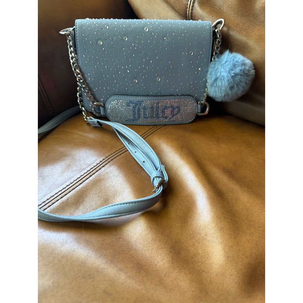 Juicy-couture Women's Blue and Silver Crossbody